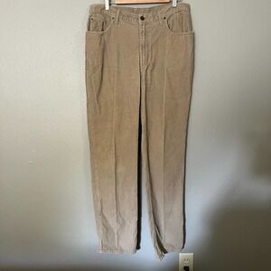JOS A BANK Tan Corduroy Pant in Size 36x34 workwear casual comfort winter fall
